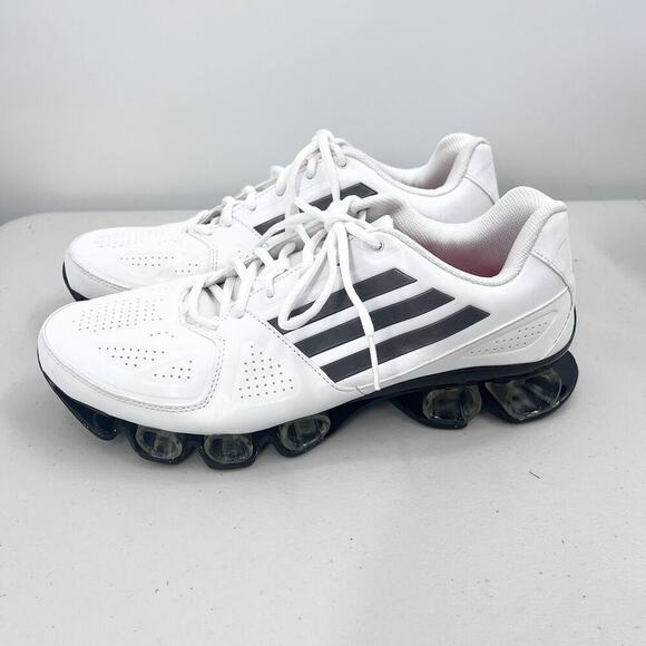 RARE 2013 Adidas RAVA Style Bounce Sneakers White Black D66163
